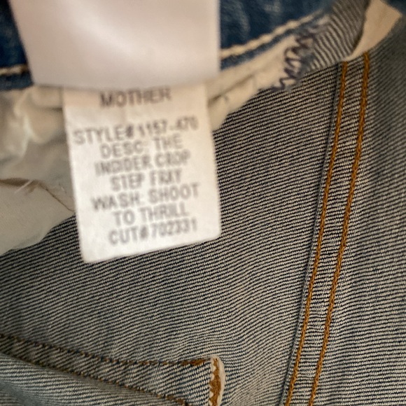 Mothers jeans insider crop step fray - Picture 8 of 9